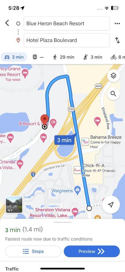 Disney Just 1 And A Quarter Mile Away, Blue Heron 1 Room 2 Bath,Amenities,6 Guests, Walk To Restaurants, No Fees At Check In Orlando Exterior foto